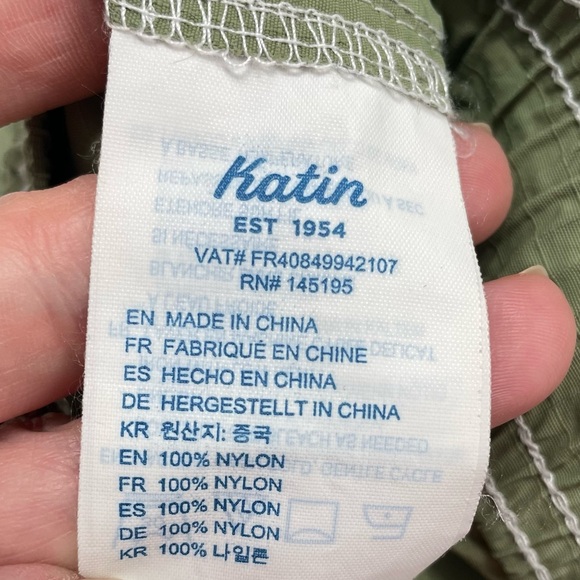 Katin x Urban Outfitters Exclusive 3” Ripstop Short size Large Cactus Green. C1 - Picture 8 of 8